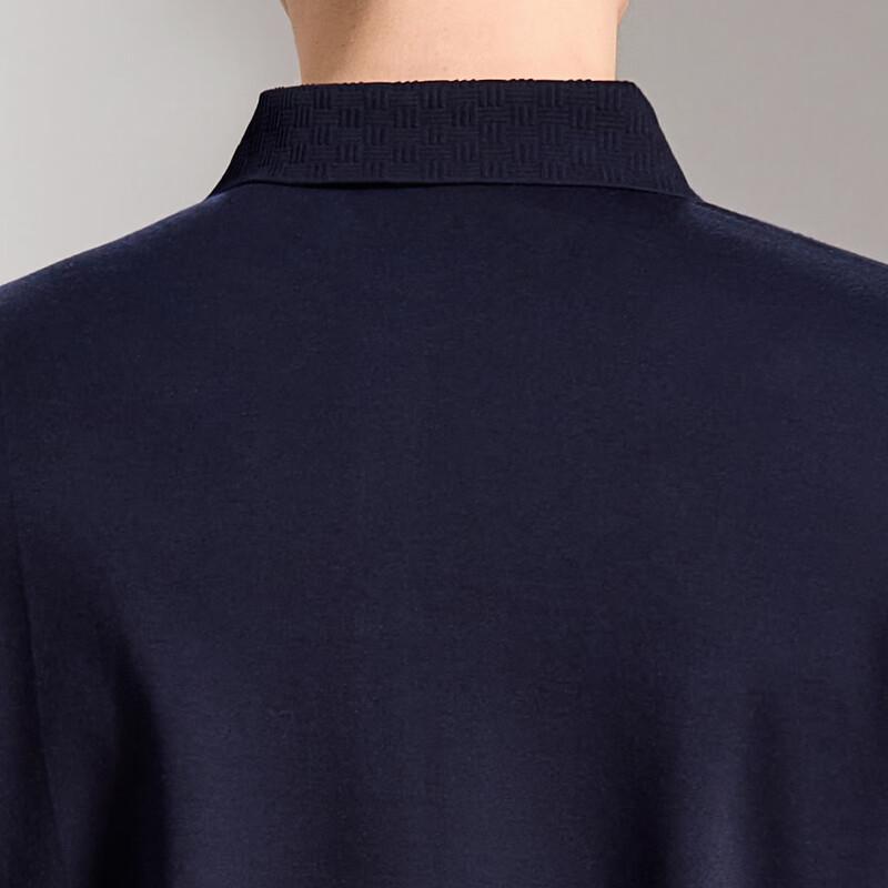 Antonio Men's Silk & Cashmere Long-Sleeve Polo Shirt