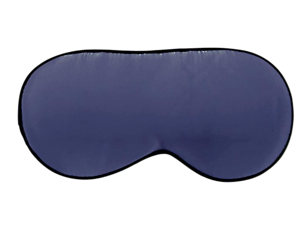 eye mask for a restful relieving eye fatigue and with a adjustable and a convenient travel accessory Sapphire Blue Light-blocking, silk-textured nap,