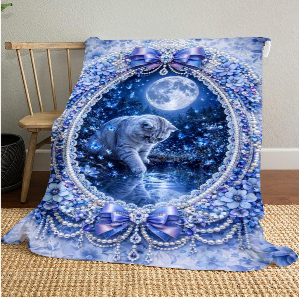 Magical Unicorn Fantasy Throw Soft Comfortable All Seasons Blanket Perfect Gift Couch Office Nap Outdoor Travel Blanket