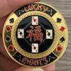 Poker Card Guard Protector Poker Card Metal Souvenir Lucky Coin Poker Game Hold'em Accessories Chip Casino Coin Collectible Gift