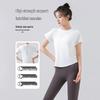2025 Women's Breathable Slimming Quick-Dry Yoga & Running Short-Sleeve Fitness Top