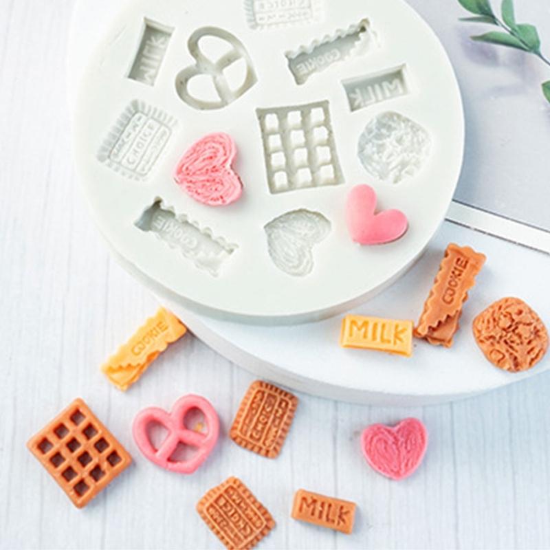 Spülmaschinenfeste Silikon-Süßigkeitenformen zur wiederholten Verwendung beim Kuchen dekorieren, Eiswürfel herstellen, Backzubehör