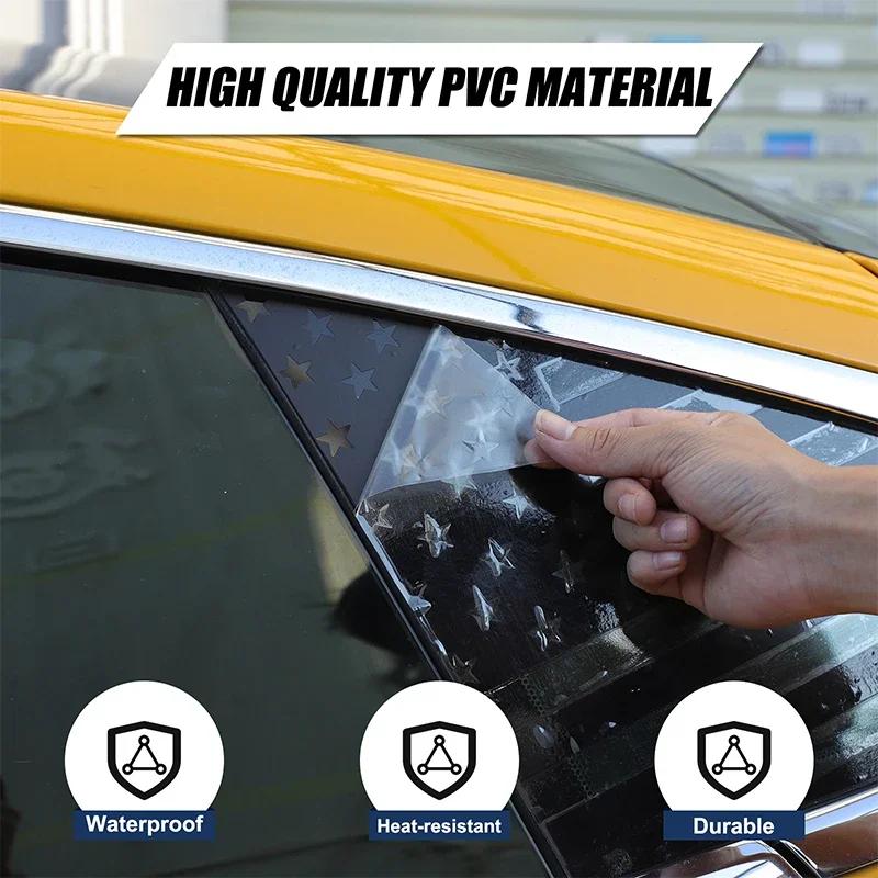 Para Tesla Model S 2014-2025+ Pegatina Decorativa de Cristal para Ventanilla Triangular Trasera de Coche de PVC Accesorios Exteriores