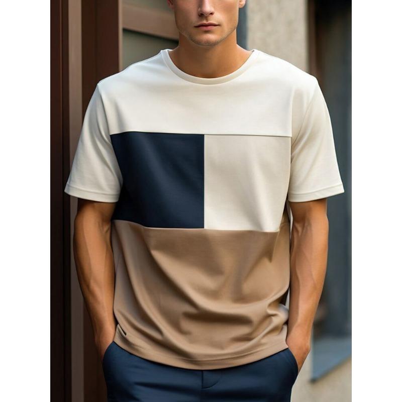 

2026 3D Printed Loose Comfortable T-shirt Daily Casual Fashion Men s T-shirt Running Men s Short Sleeve Top Urban Street Style S