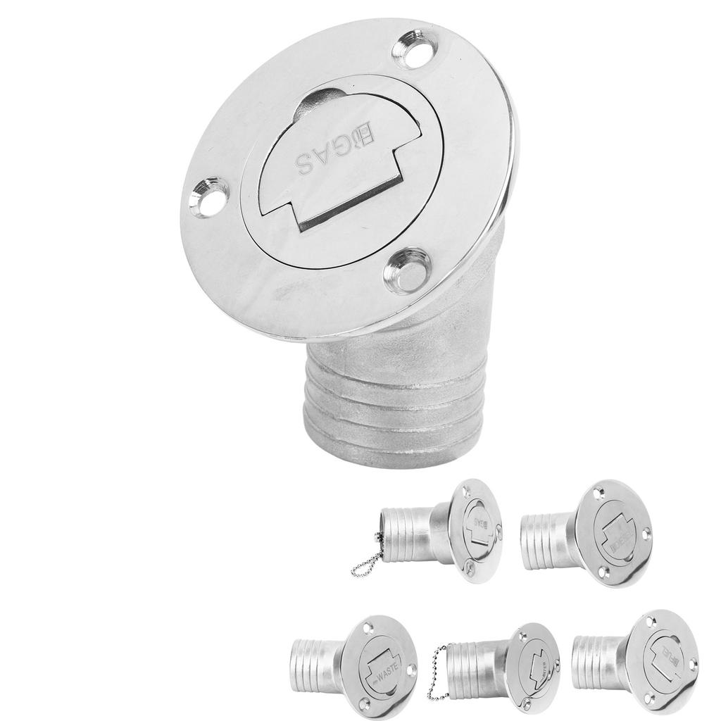 Boat Filler Deck Fill 316 Stainless Steel Easy Filling Keyless   Cover Design for Yacht