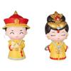 Chinese Emperor Ancient Doll Emperor and Empress Traditional Crafts Resin Queen Ornament  Kids Toys