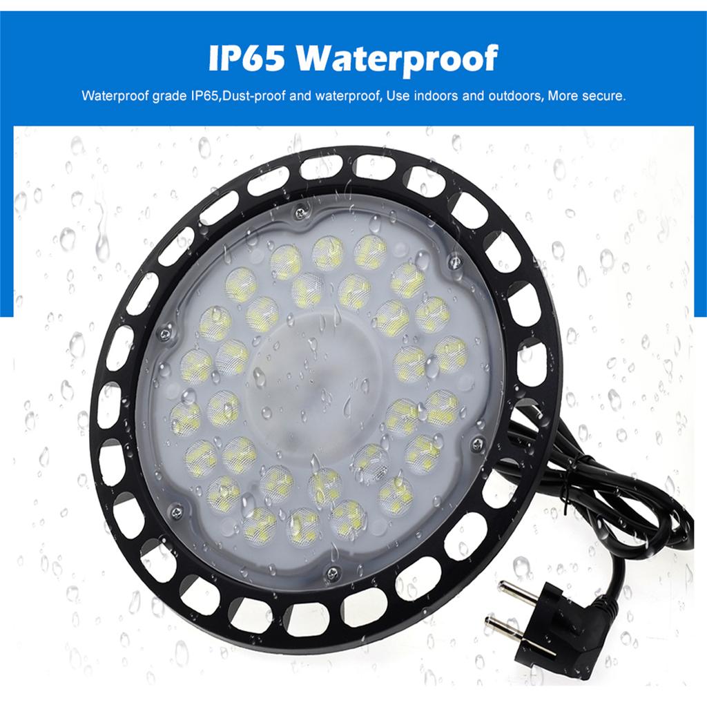 Ufo Led High Bay Light 100w 150w 200w Ac220v Waterproof Super Bright Energy Saving Warehouse Garage Lamp