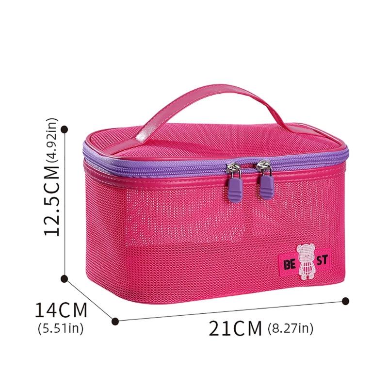 Kosmetiktasche Reise-Make-up-Tasche Große Kapazität Kosmetikbeutel Kulturtasche mit Griff Make-up-Organizer-Tasche für Damen