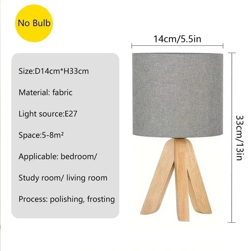 

Настольная лампа E27 в японском стиле, прикроватная лампа в скандинавском стиле для спальни, кабинета, детской комнаты, столовой, абажур из ткани US