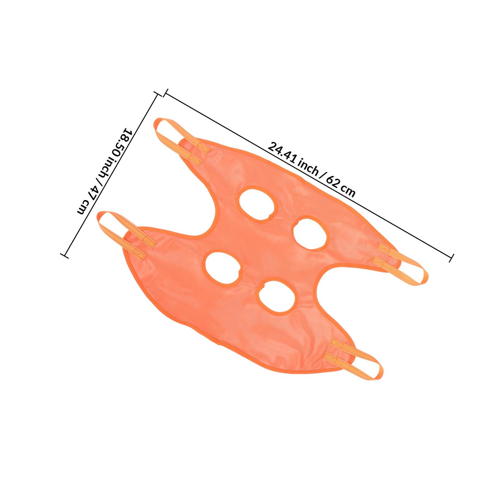 1Set Cat Dog Grooming Hammock Ergonomic Safe Breathable for Home Pet Shop Professional Grooming Comb Convenient Pet Nail Cutter оранжевый