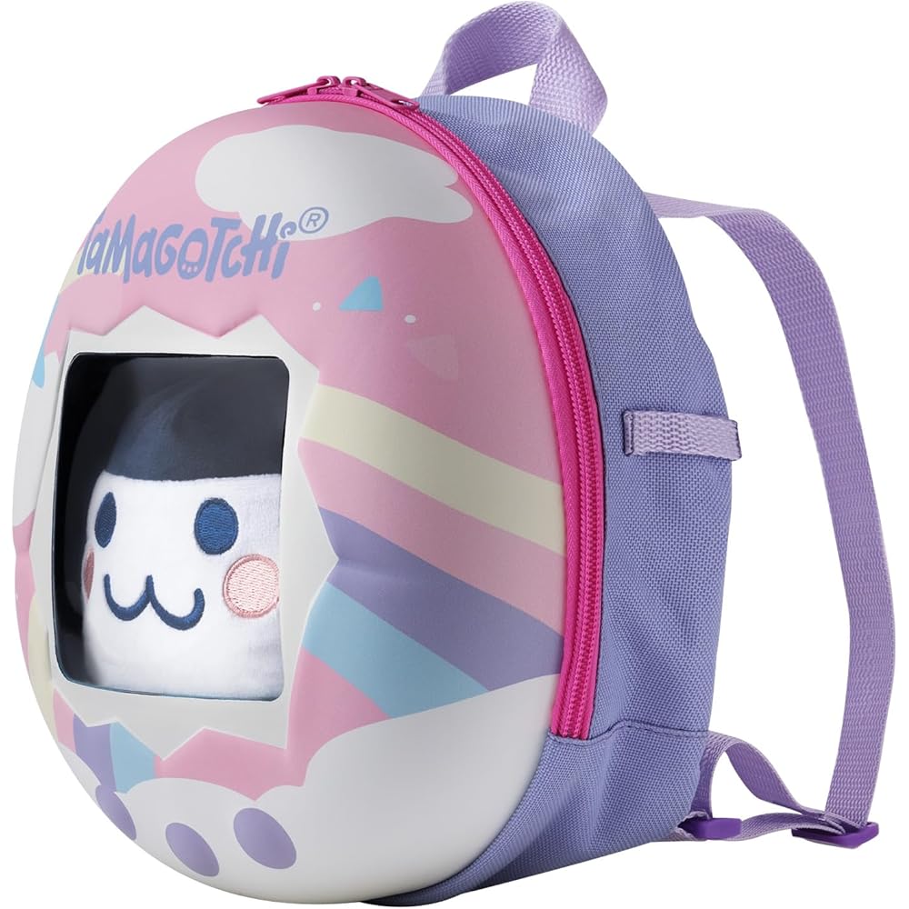 BANDAI Tamagotchi Kurutto Plush Toy Backpack Set with Accessories
