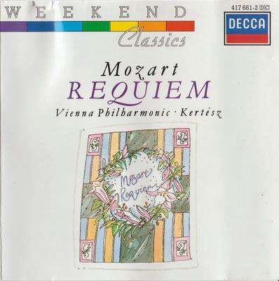 CD MOZART, AMELING, HORNE, KERTESZ; VP - Requiem 4176812 Decca 1988 US Classical Used