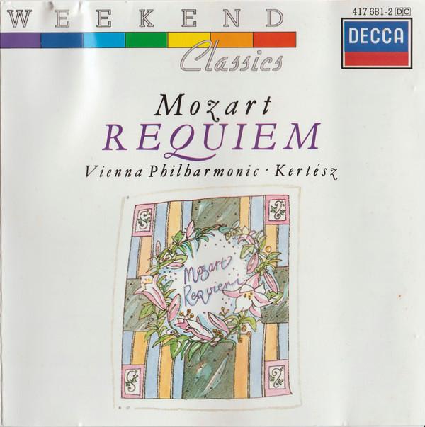 

CD MOZART, AMELING, HORNE, KERTESZ; VP - Requiem 4176812 Decca 1988 US Classical Used