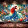 Lady with Long White Hair,Fairy,Dragon DIY 5D Diamond Painting New 2025 Fantasy Woman Full Mosaic Diamond Embroidery Big Size