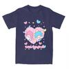 Little Twin Stars Retro Logo Valentine T-Shirt for Men Women Vintage Pure Cotton Tees Short Sleeve T Shirt New Arrival Tops