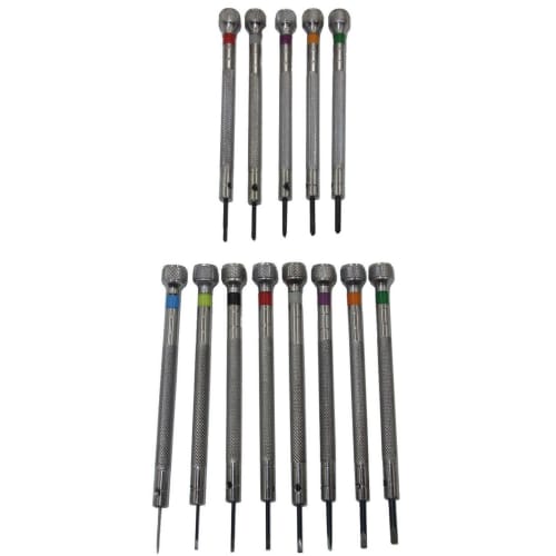 phalatina Eyeglasses, Watch Band, Equipment Repair Tool, Small Phillips and Flathead Precision Screwdrivers for Assembly, Detailed Model Building, PCs