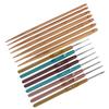 Crochet Set Sweater Needle Plastic Handle Fine Lace Knitting Carbonized Bamboo Crochets