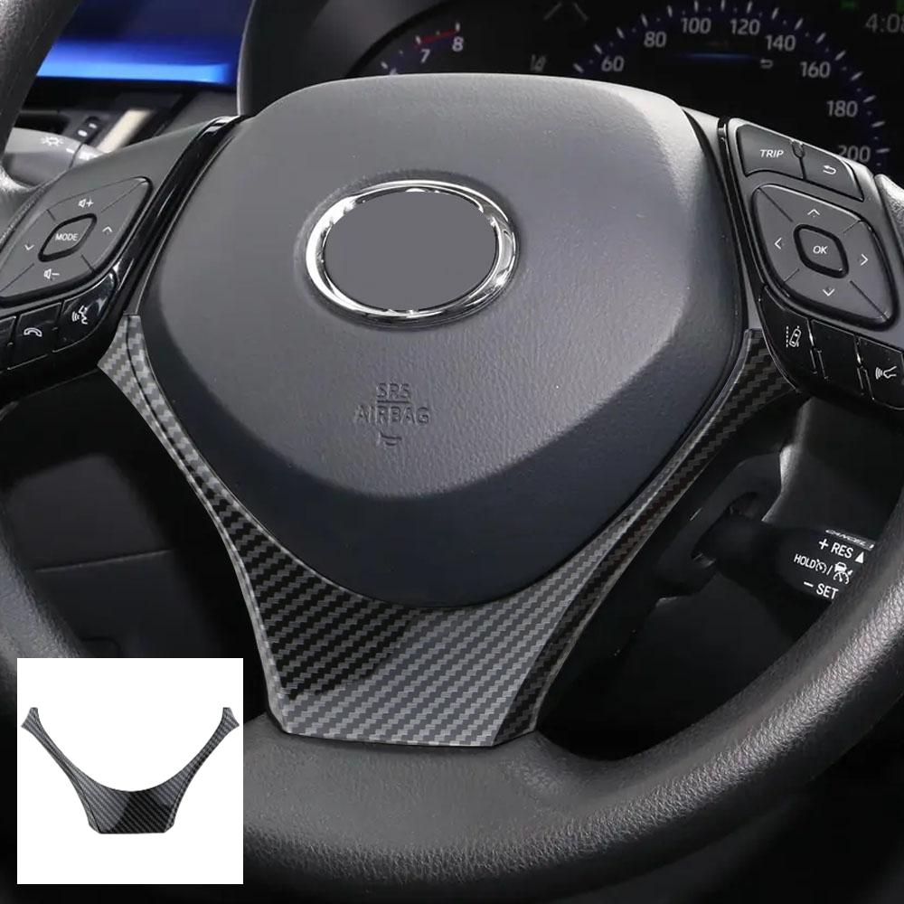 ABS Car Steering Wheel Panel Decoration Cover Trim Moulding Sticker for Toyota C-Hr Chr 2017-2025 Car Accessories