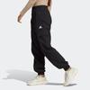 Adidas Letter Logo Printed Sports Pants Women Bottoms Black IC6628