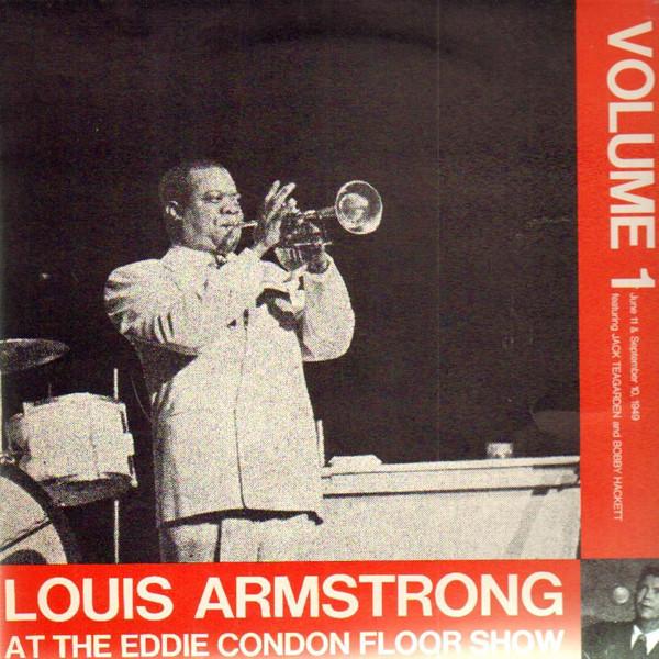 LP Record LOUIS ARMSTRONG, JACK TEAGARDEN, BO - Louis Armstrong At The Eddie Condon Q010 QUEEN-DISC Italy Jazz Used