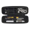 Black Hard Shell Pencil Case Holder Protective Carrying Box Bag Storage Container Supplies Stationery