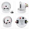 85MM GPS Speedometer with Turn Signal Light 3 IN 1 Car Digital Voltmeter Waterproof Oil Gauge 7 Color Backlight for Boat Marine