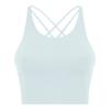 Lu Same Sports Bra for Women 2025 New Outdoor Removable Bubble Wrap Running Fitness Beauty Back Yoga Vest