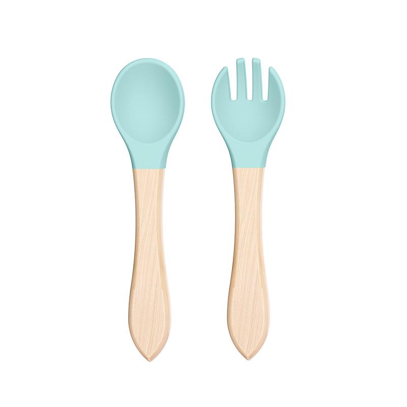 Silicone Suction Cup Placemat & Divided Plate Set for Babies & Toddlers - Includes Fork & Spoon, Food Grade & Heat Resistant.