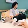 Lie Animal Penguin Sloth Doll Plush Toy Lion Teddy Bear Throw Pillow Girl Soothing Rag Doll Gift