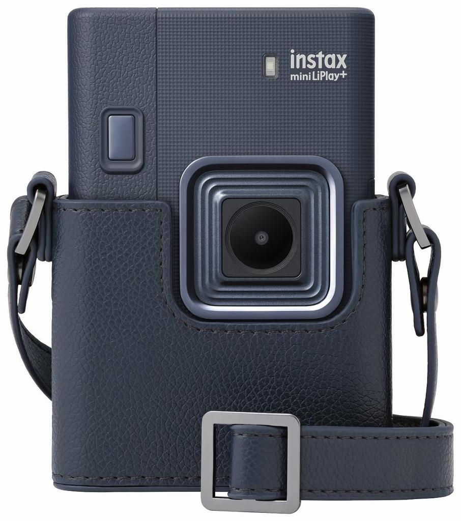 Fujifilm Instax Mini LiPlay PLUS Hybrid Instant Camera with Blue Camera Case