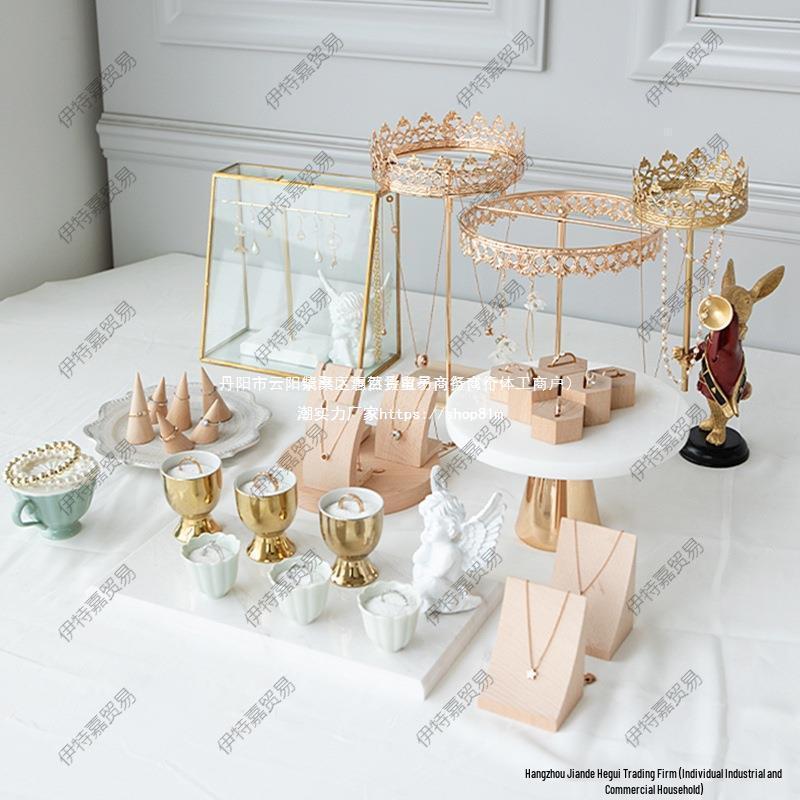 Creative Jewelry Display Stand for Necklaces, Earrings, and Photography Props