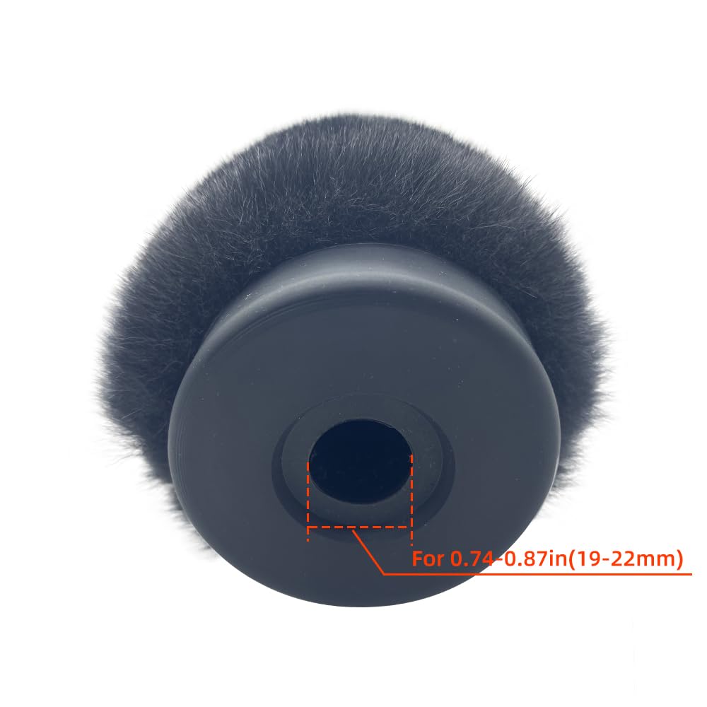 VIERYCIY Microphone Wind Muff Pop Filter for Sennheiser MKE600 Rode NTG4 NTG5 Sony ECM-XM1 ECM673 ECM674 ECM NV1 Shotgun Microphone Cover Wind Screen