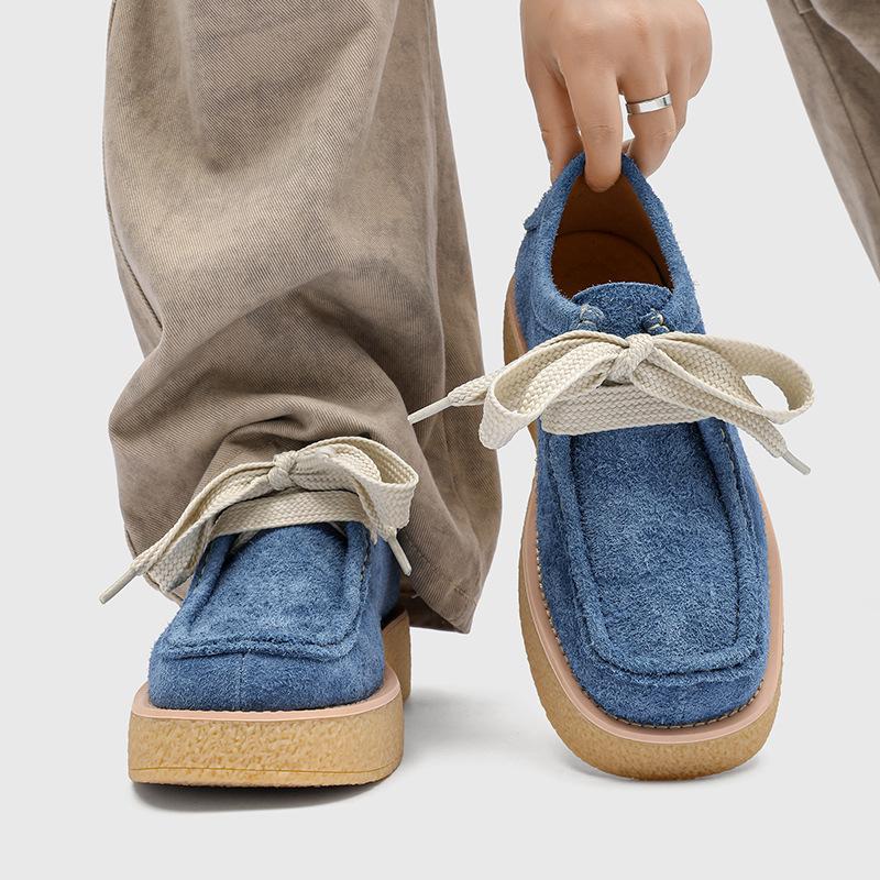 

2025 весна и лето новый модный тренд универсальные одинарные туфли удобные повседневные допамин с модной обувью 8706 синий-J 38 синий