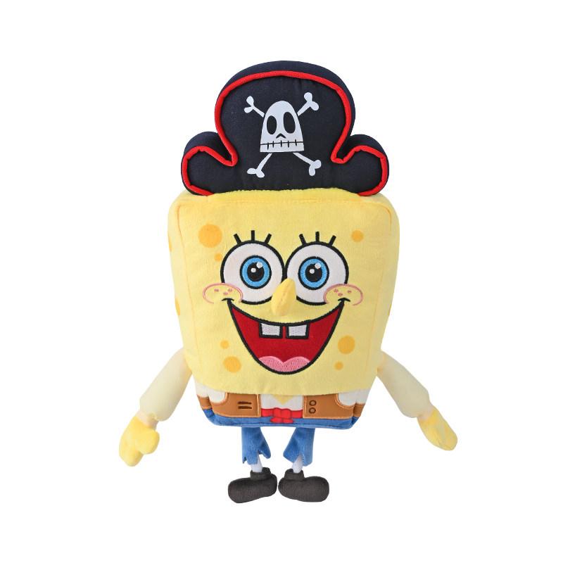 SpongeBob Pirate Series Patrick Star Plush Keychain Pendant Anime Collectible Birthday Gift for Fans