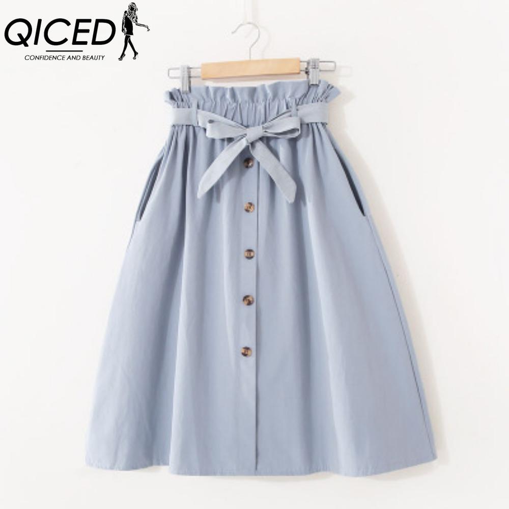 QICED Women's Fashion Casual Summer Spring Skirt