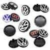 4pcs VW Wheel Center Hub Caps 56mm 65mm 66m 70mm 76mm wheel cover For VW Touran Golf 4 5 6 7 Polo Passat B5 B6 B7 CC accessories EC1