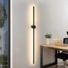 LED Wall Sconce - NETTLIFE - 100 Cm - Black - Metal - 3000 K (White Hot)