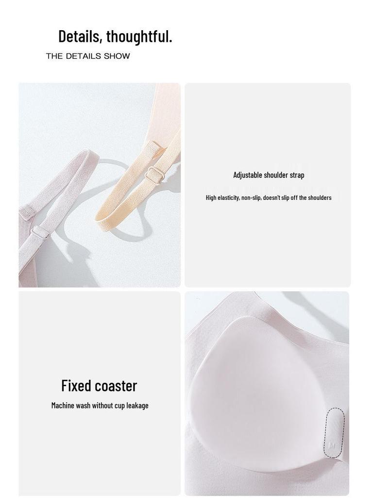 Comfort Lift Seamless Bra: Enhancing Small Busts, Breathable, Wire-Free, and Back-Smoothing