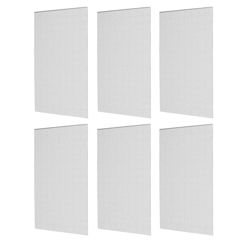10 Sets Blank Jigsaw Puzzle Sublimation Heat Transfer A4 20cmx29cm 120pcs Kit for DIY
