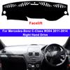 Car Dashboard Cover DashMat Carpet Cape For Mercedes-Benz C-Class W204 2008 - 2014 LHD RHD C-Klasse C180 C200 C220 C250 C300
