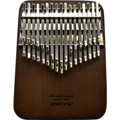 ONETONE One-Tone Kalimba (Thumb Piano), 34-Key Beginner Set, Black Walnut, OTKLS-34/BWN, Includes Case, Cleaning Cloth, Key Adjustment Hammer, Lower K