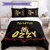 3pcs Custom Name Rock Ozzy Osbourne Bedding Set Duvet Cover Closure Includes 1 Duvet Cover & 2 Pillowcases for All Seasons Bedroom Decor