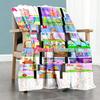 Peppa Pig Customize Text Blanket Lightweight Personalized Blanket Warmthful Decor Suitable for Office Chair Seaside Bedding Couch for All Occasions