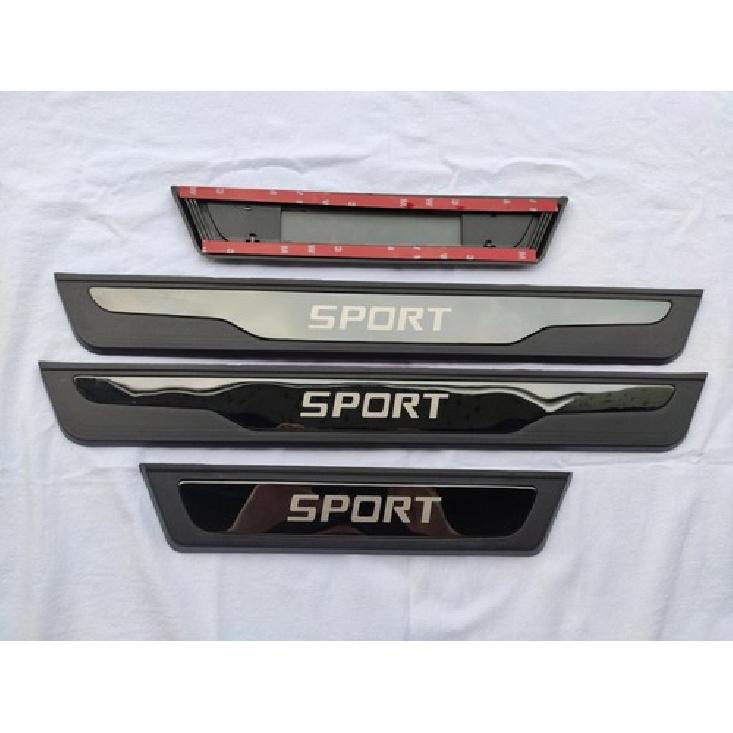 For Toyota Hilux Accessories Car Door Sill Cover Protector Guard Trim Strip