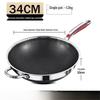 Wutuo Stainless Steel Honeycomb Non-stick Wok
