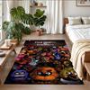 Tappeto Antiscivolo in Velluto di Cristallo, Tappeto con Design Five Nights at Freddy’s per Interni, Soggiorno, Camera da Letto, Decorazione per la Casa