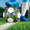 King Leo Size 5 Soccer Ball, Machine-Stitched PVC, Durable & High Bounce, All Ages Fit, Fan Merchandise, Matches & Outdoor Use.