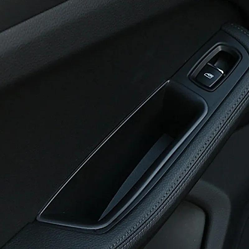Car For Porsche Macan 2014-18 Rear Door Stowing Tidying Holder Armrest Handle Storage Box Container Tray Decoration Accessories