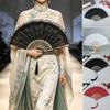 Lace Design Folding Fan Floral Pattern Handheld Fan Vintage Lace Hand Fan  Party
