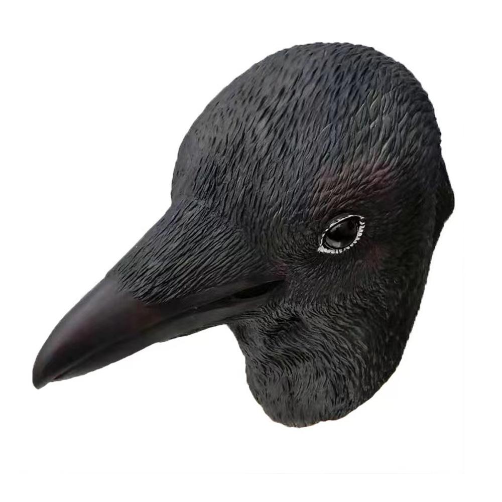 Halloween Raven Bird Mask Cosplay Animal Devil Crow Full Head Masks Helmet Halloween Carnival Party Costume Props